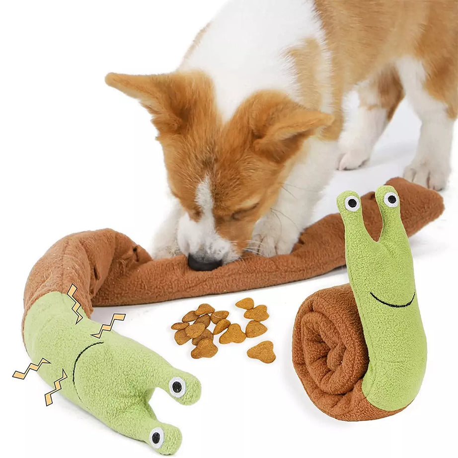 Brinquedo Pelúcia Interativo para Animais - Caracol