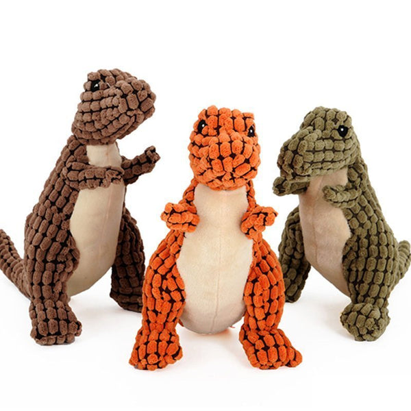 Urso Pelúcia para Cachorro - Brinquedo Pet Dino